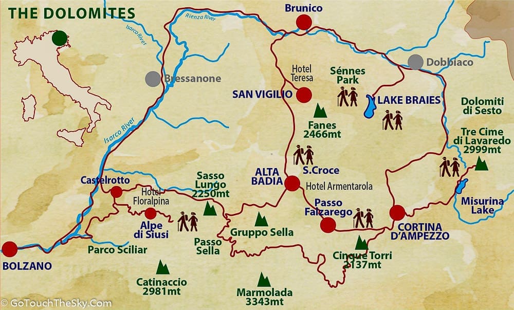 dolomite map
