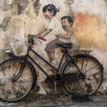 Little Children on Bicycle